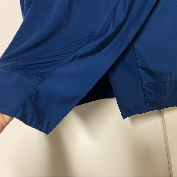 Anthropologie Dolan Left Coast Collection Blue Stretch Jersey Slinky Dress XS - Picture 5 of 7